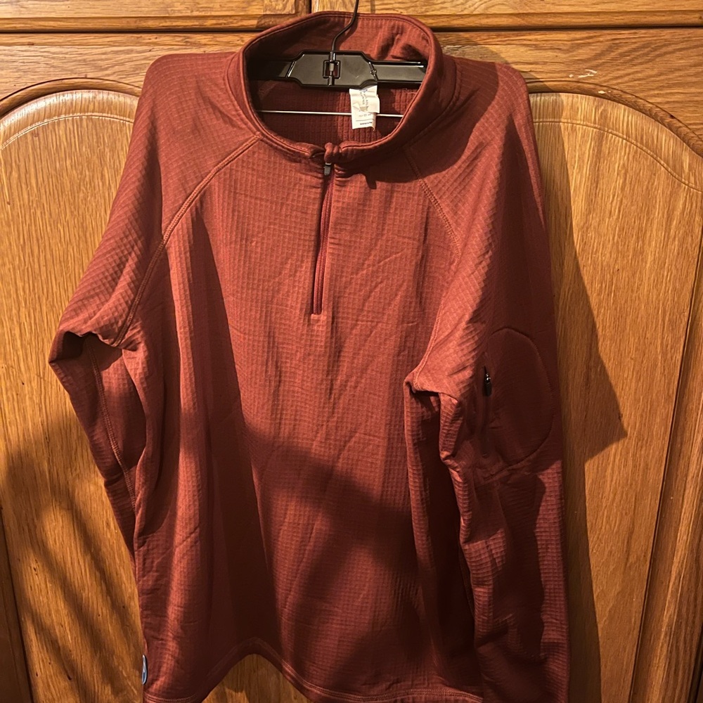 Philadelphia Runner Rust Quarter-Zip Pullover